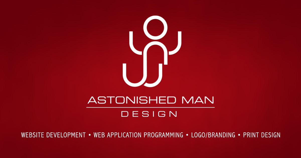 Astonished Man Design logo